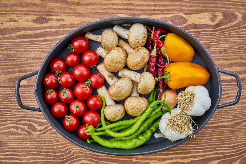 Wie bereitet man ein vegetarisches Abendessen zu?