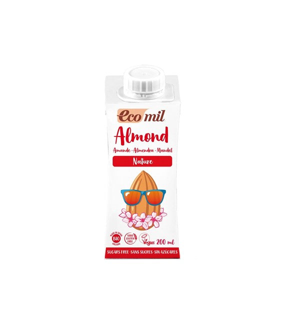 Mandelgetränk ohne Zucker BIO 200 ml ECOMIL - Biogo.de