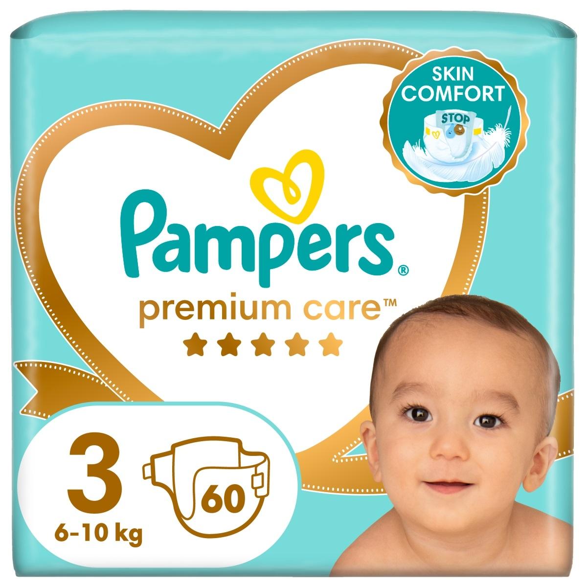 Premium Care Windeln Größe 3 Pampers 60 Stk - Biogo.de