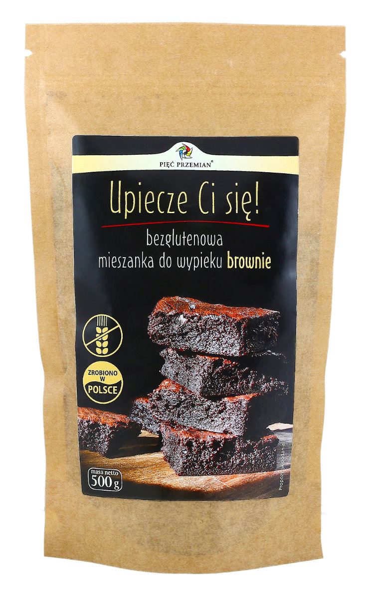 Glutenfreie Brownie-Backmischung 500g FÜNF ÄNDERUNGEN - Biogo.de
