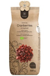Cranberries mit Apfelsaft gesüßt bio 1 kg BIOGO - Biogo.de