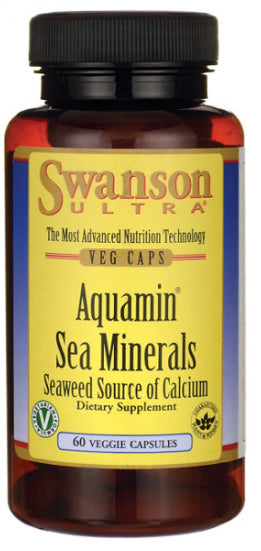 Rote Meeresalge Aquamin Meeresmineralien 60 Kapseln von SWANSON