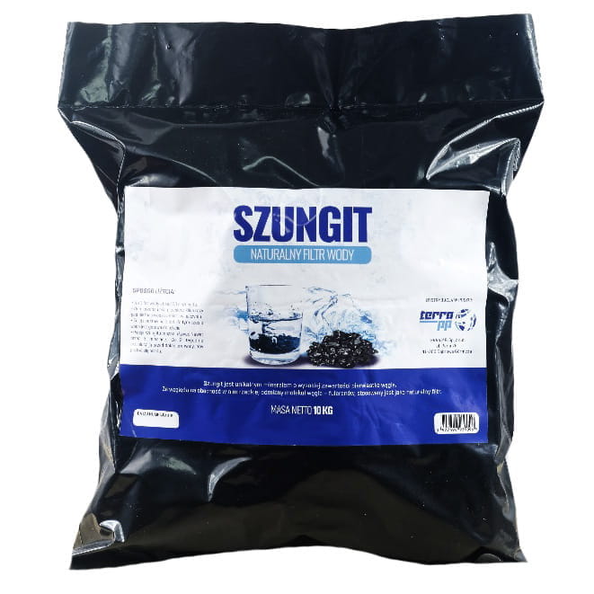 Naturwasserfilter Schungit, XL Körnung Durchmesser 20 - 40 mm 10 kg TERRA PP