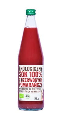 Roter Orangensaft 100% BIO 750 ml EKOWITAL - Biogo.de