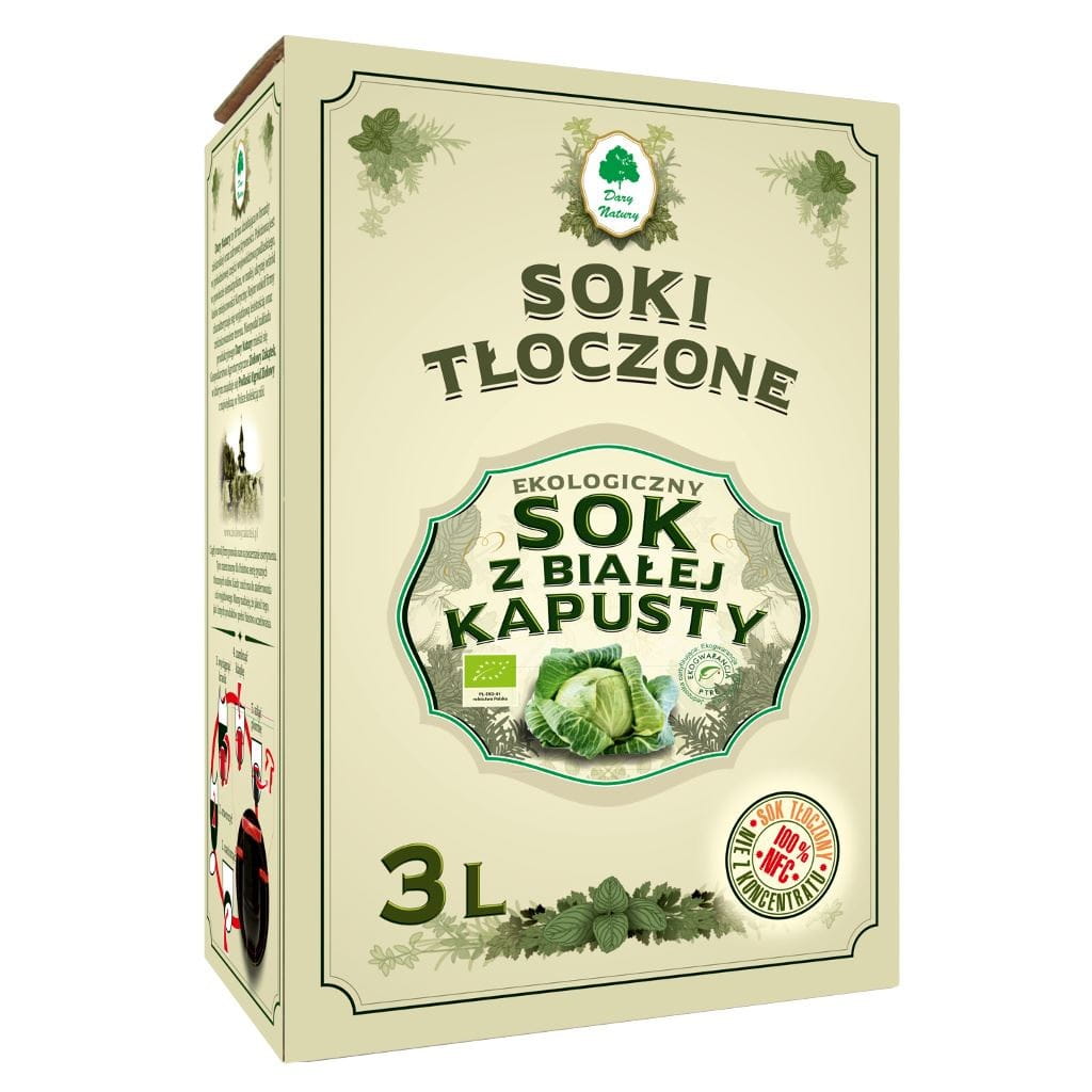 Weißkohlsaft BIO 3 L - GESCHENKE DER NATUR