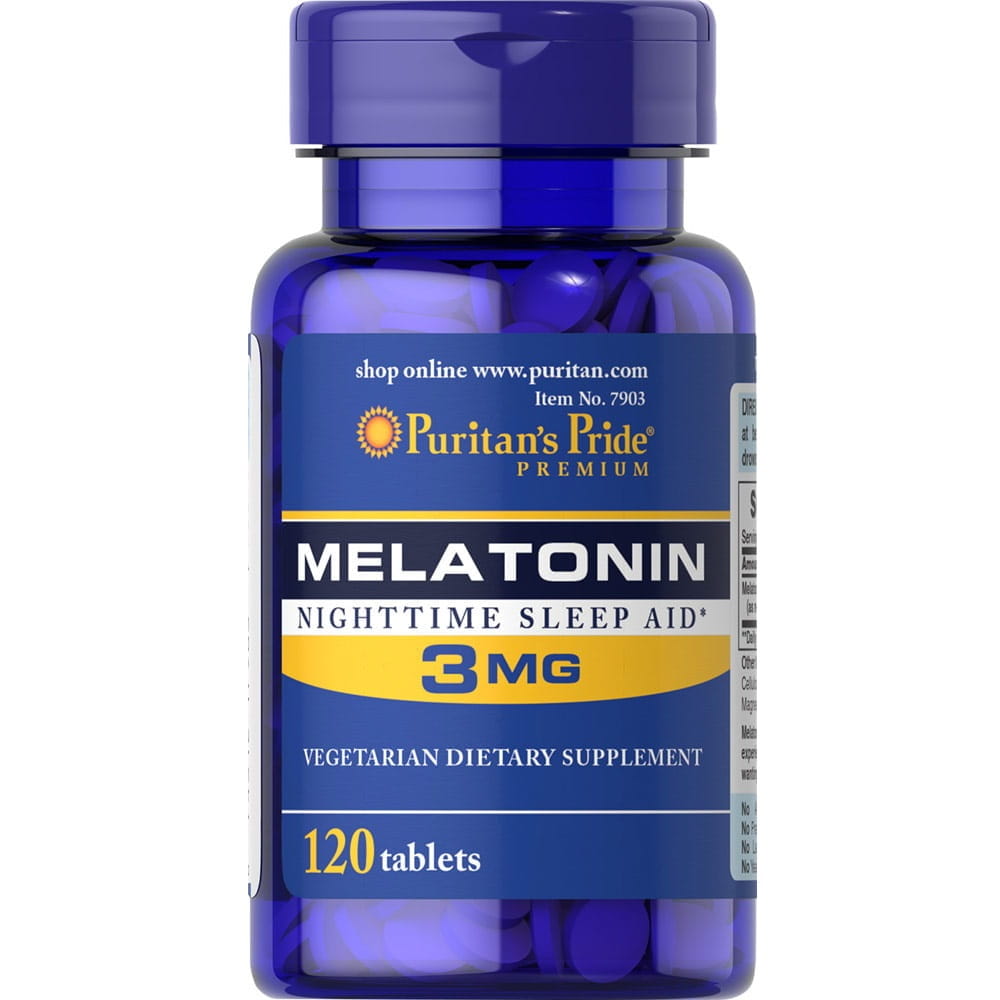 Melatonin 3mg 120 Tabletten PURITAN'S PRIDE