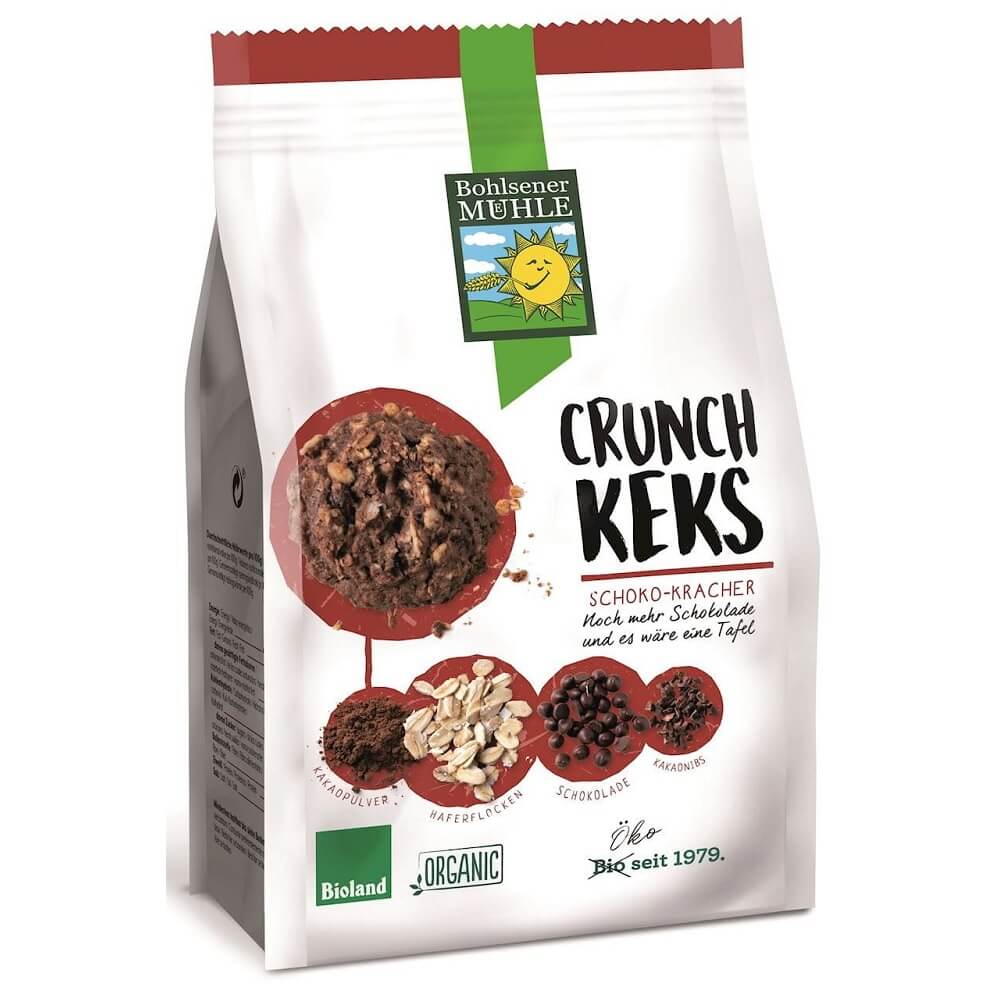 Kekse Hafer Müsli Schokolade BIO 150 g - BOHLSENER MÜHLE