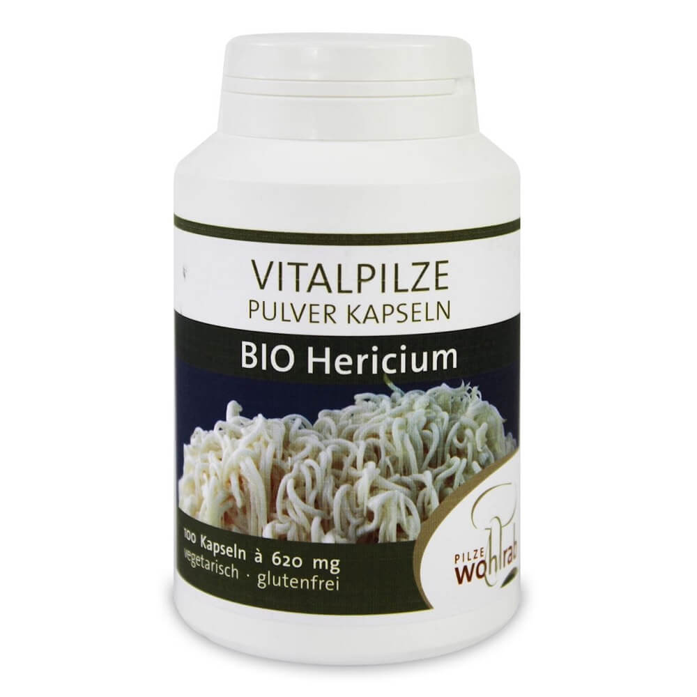 Hericium Pilzpulver glutenfrei BIO 100 g - PILZE WOHLRAB