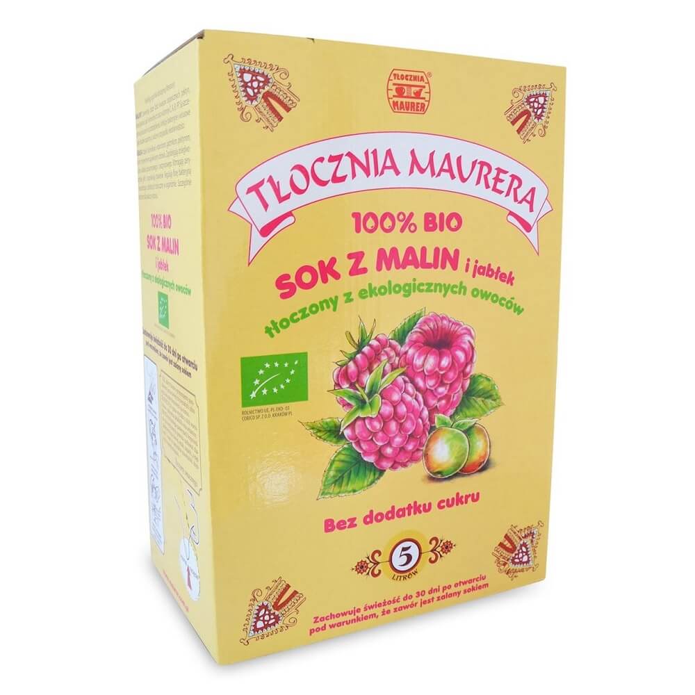 Himbeer-Apfel-Saft BIO 5000 ml - MAURER PRESS