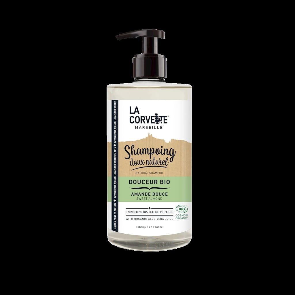Süßmandel stärkendes Haarshampoo eco 500 ml - LA CORVETTE