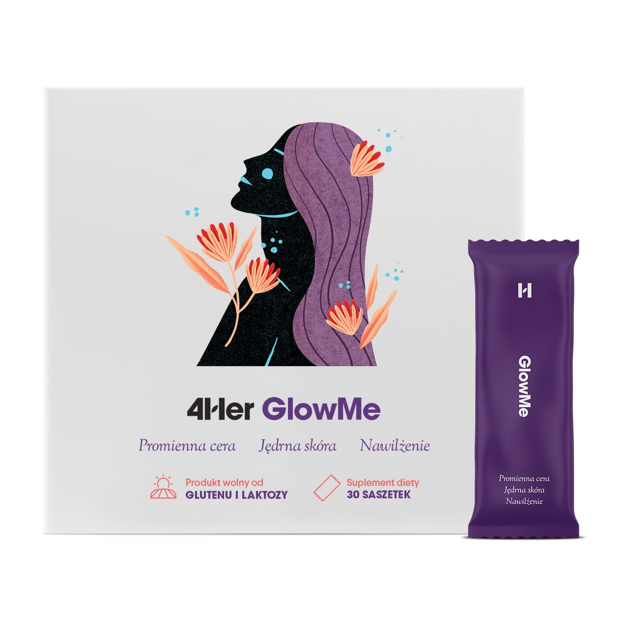 Glowme intensive Hautfeuchtigkeit 30 HEALTHLABS-Beutel