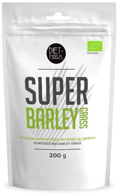 Pulverisiertes Gerstengras 200g EKO DIET - LEBENSMITTEL