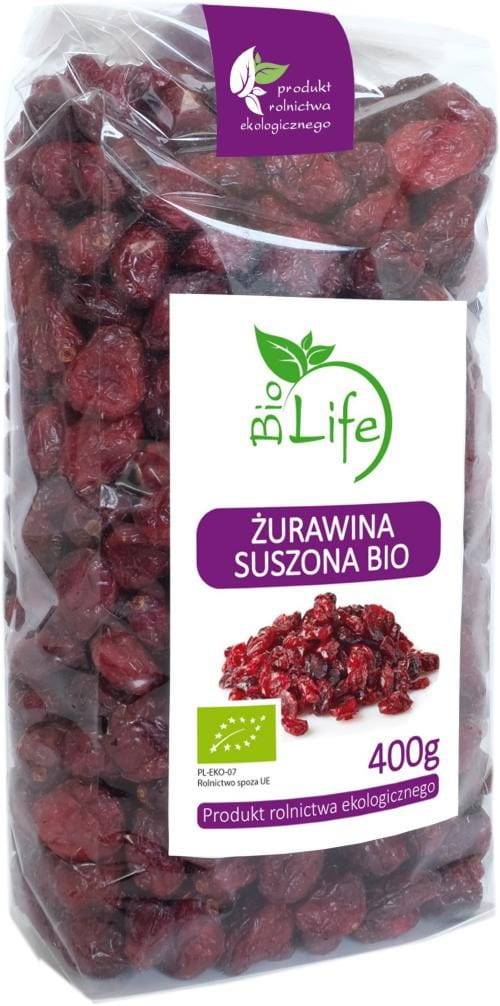 Getrocknete Preiselbeeren 400g EKO BIO LIFE
