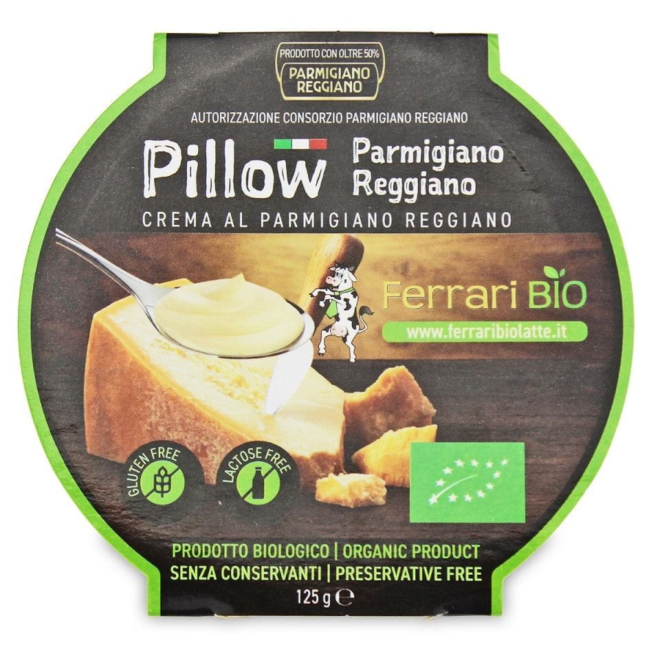 Parmesan-Aufstrich glutenfrei BIO von PARMEZAN BIO, cremige Parmigiano Reggiano Paste in 125 g Verpackung