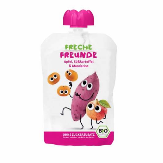 Quetschmousse für Kinder Süßkartoffel Mandarine 100g EKO ERDBAR