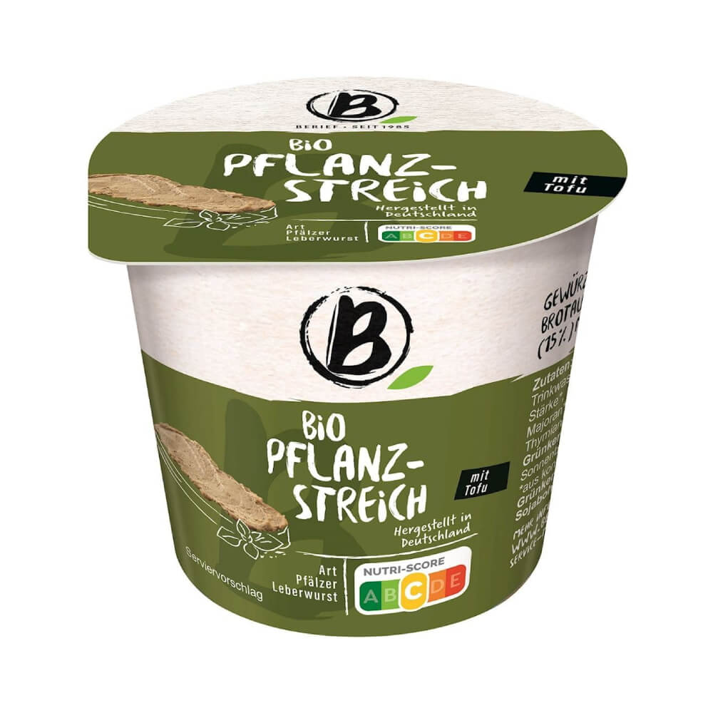 Tofupaste mit Grünkern BIO 125 g - BERIEF