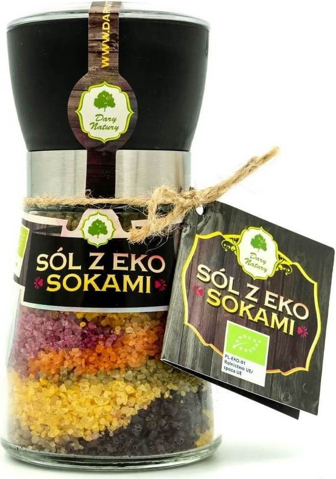 Salz mit Frucht- und Gemüsesäften BIO 200 g - GESCHENKE DER NATUR