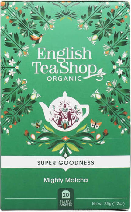 Mächtiger Matcha-Grüntee 20x1,75 g BIO 35 g ENGLISH TEA SHOP