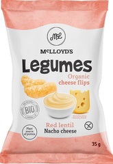 Käsechips mit roten Linsen glutenfrei BIO 35 g MCLLOYDS
