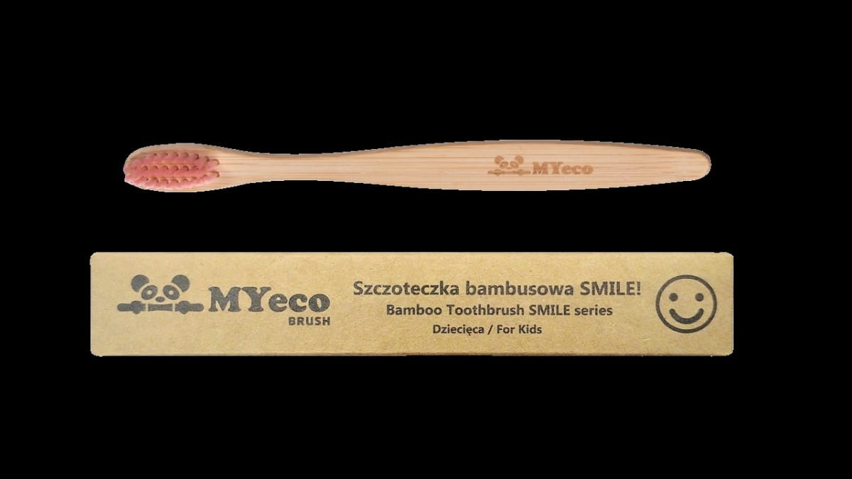 Kinderzahnbürste bambusrosa soft - MYECOBRUSH