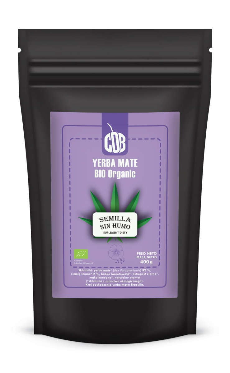 Yerba Mate semilla sin humo BIO 400 g - BIO MATE GRÜN
