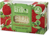 Erdbeerwürfelseife 100 g - LA DIVA