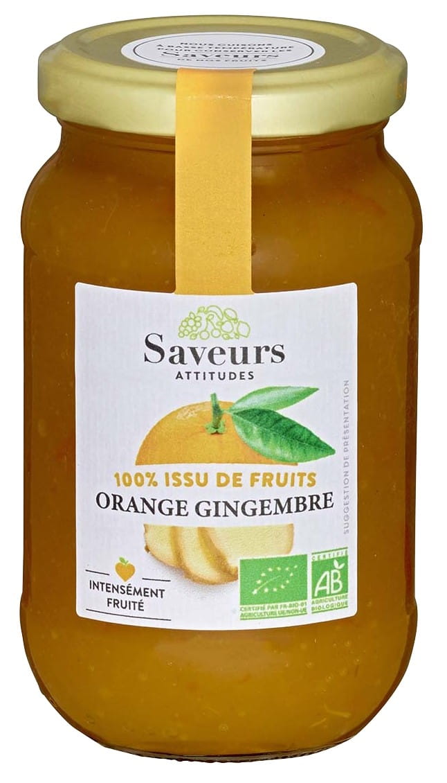 Orangen-Ingwer-Mousse BIO 310 g - SAVEURS ET FRUITS