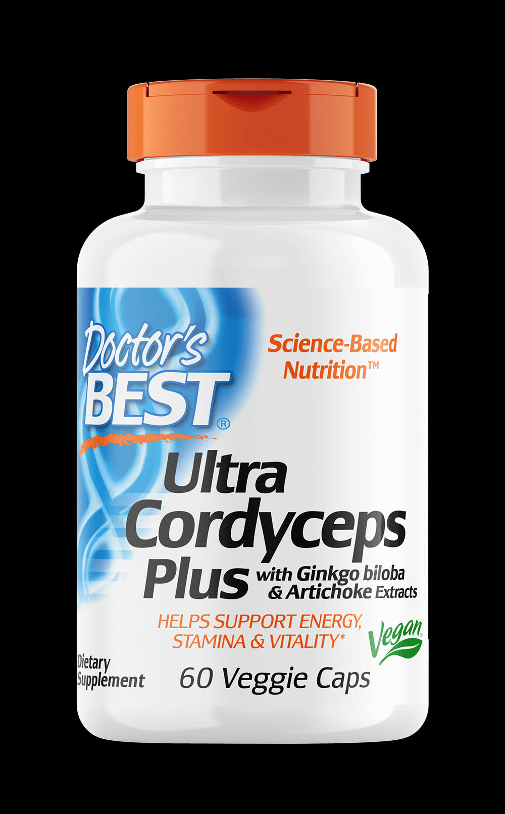 Ultra Cordyceps plus mit Ginkgo Biloba & Artischockenextrakten 60 Kapseln DOCTOR'S BEST
