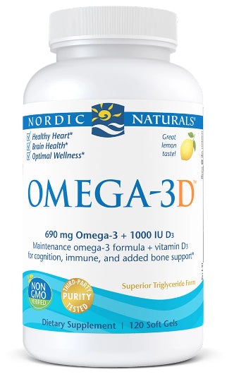 Omega3d 120 Kapseln von NORDIC NATURALS