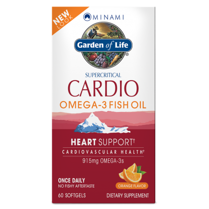Minami Cardio OMEGA3 Fischöl 60 Kapseln GARDEN OF LIFE