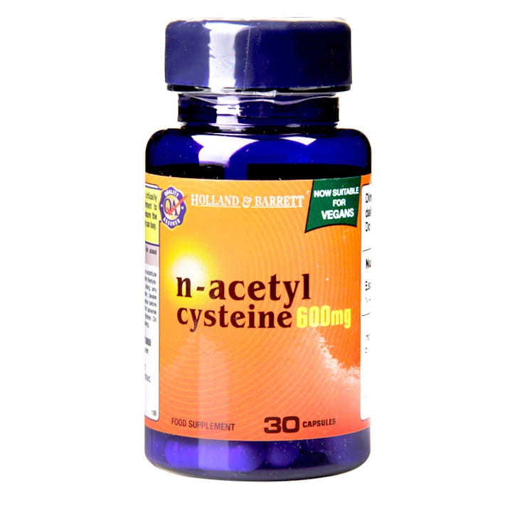 NAC Nacetylcystein 600 MG 30 Kapseln HOLLAND & BARRETT