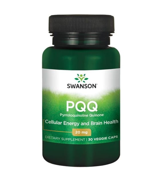 Pyrrolochinolinchinon-Dinatriumsalz PQQ 20 mg, 30 Kapseln, Swanson, Nahrungsergänzungsmittel gegen Zellenergie und antioxidativen Schutz