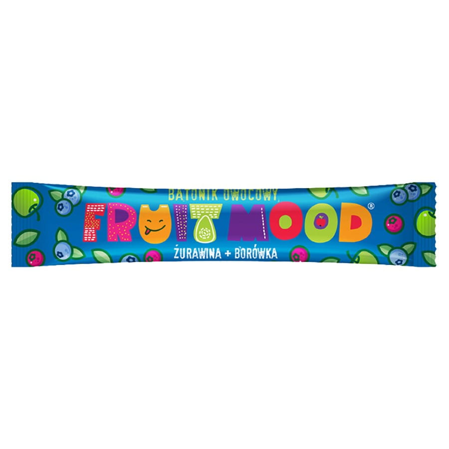 Fruchtriegel - Preiselbeere und Heidelbeere 20g FRUIT MOOD
