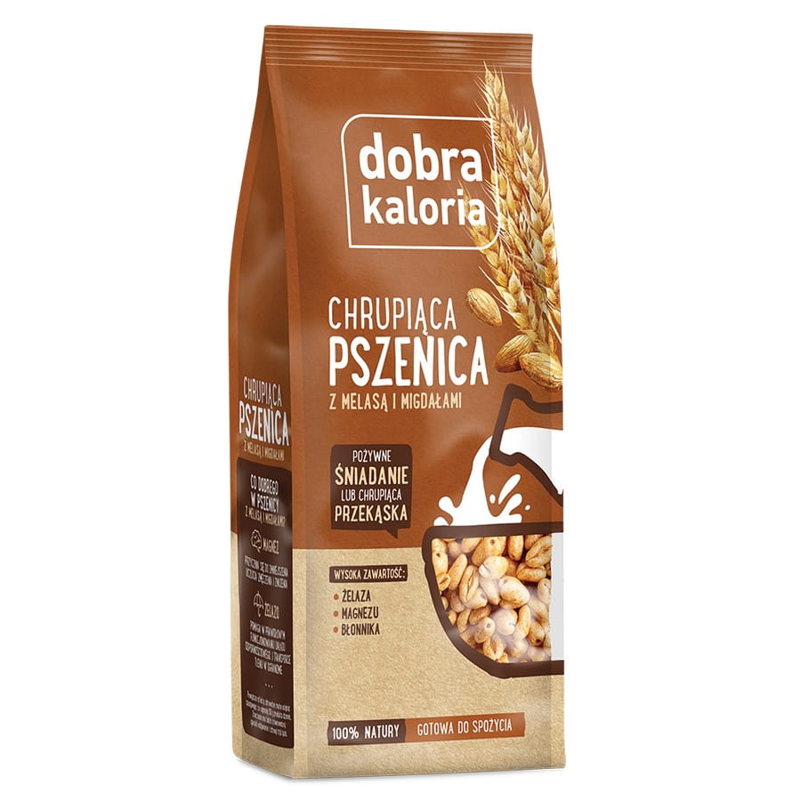 Knusperweizen mit Melasse und Mandeln 120g GOOD KALORIA