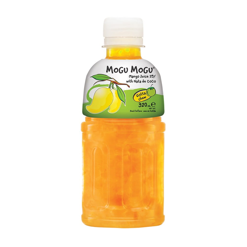 Getränk mit Mangogeschmack und Kokosgeleestückchen 320 ml
