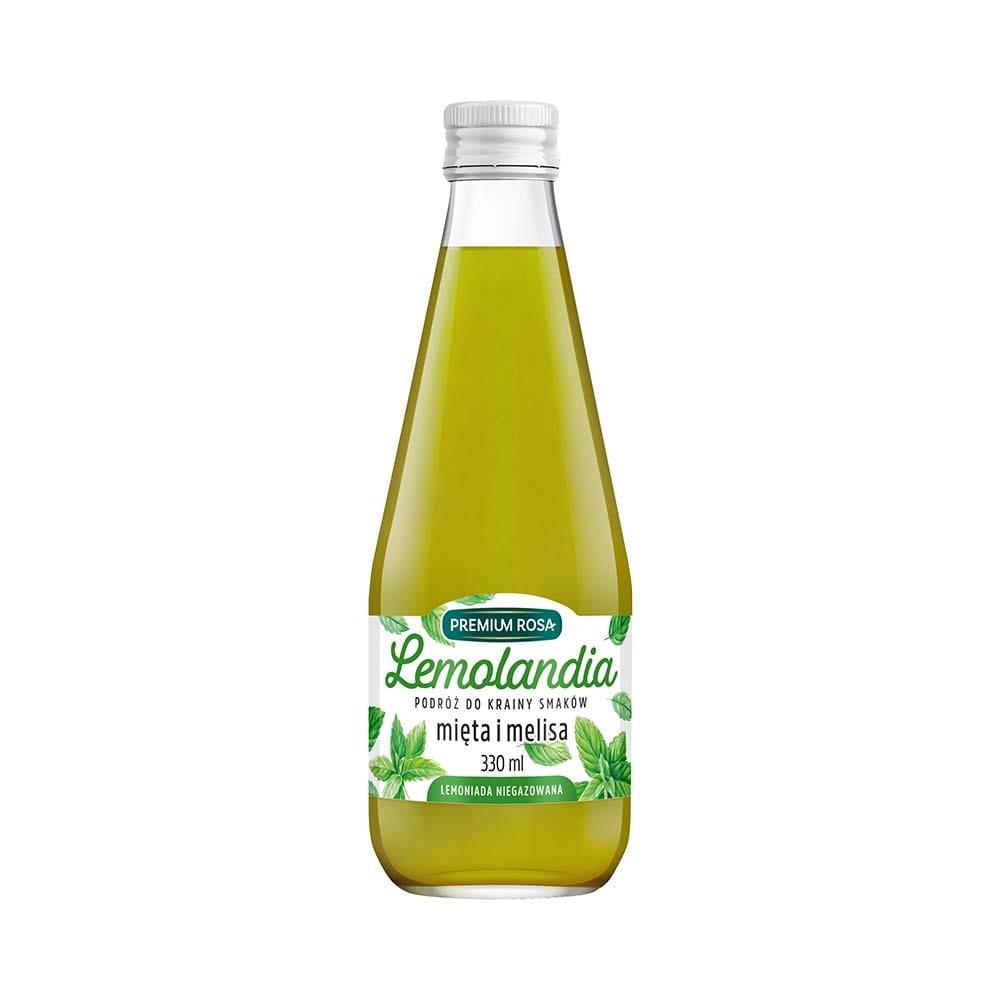 Limonade mit Minze und Melisse 330 ml PREMIUM ROSA