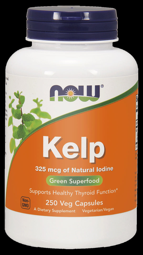 Seetang - 325 mcg Natürliches Jod 250 VKapseln. JETZT LEBENSMITTEL