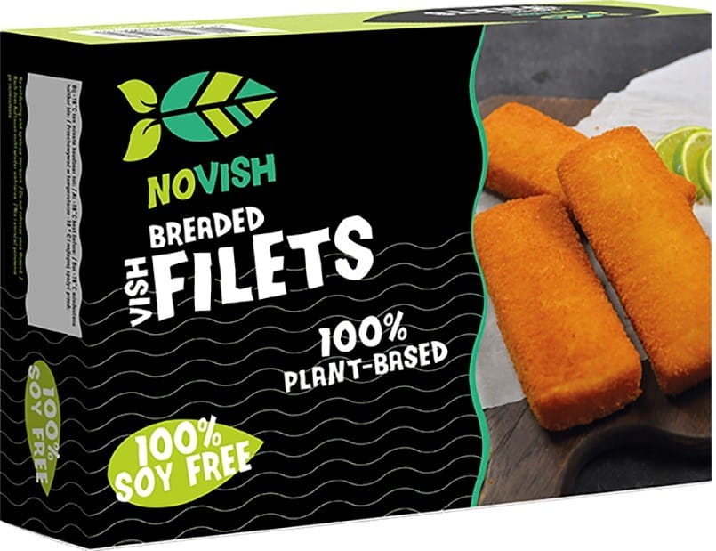 Pflanzliche Fischalternative - panierte Filets 240g - NOVISH - Biogo.de