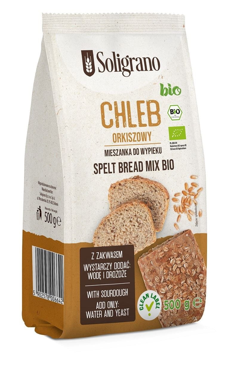 Mischung zum Backen von Dinkelbrot BIO 500 g - SOLIGRANO - Biogo.de