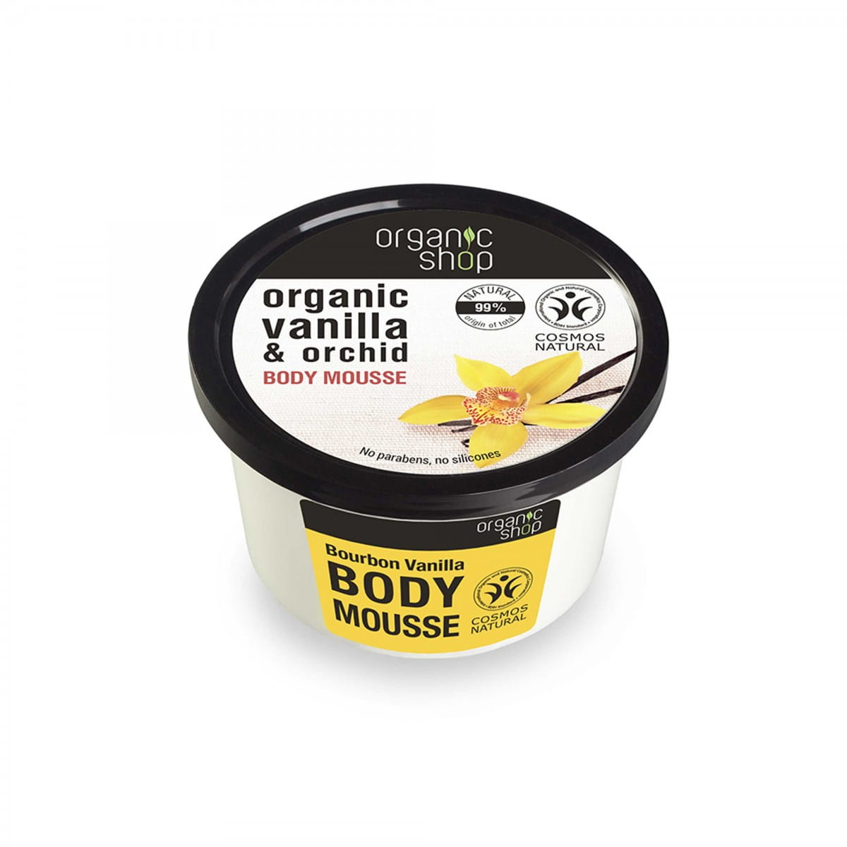 Verjüngendes Körpermousse Vanille mit Bourbon 250 ml - Biogo.de