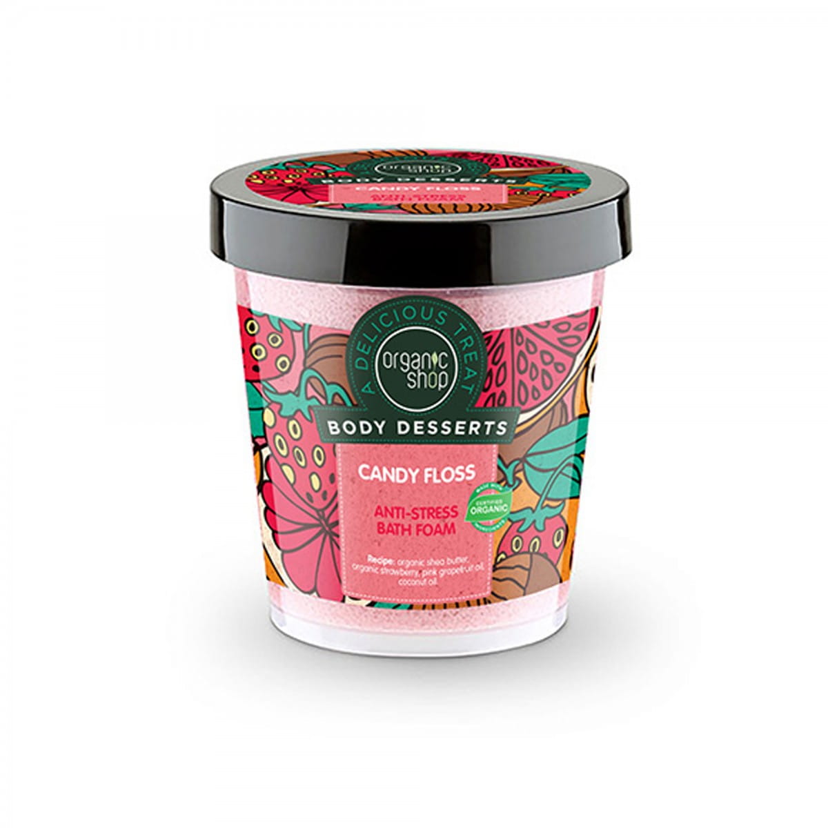 Anti-Stress-Badeschaum 450 ml Zuckerwatte - Biogo.de