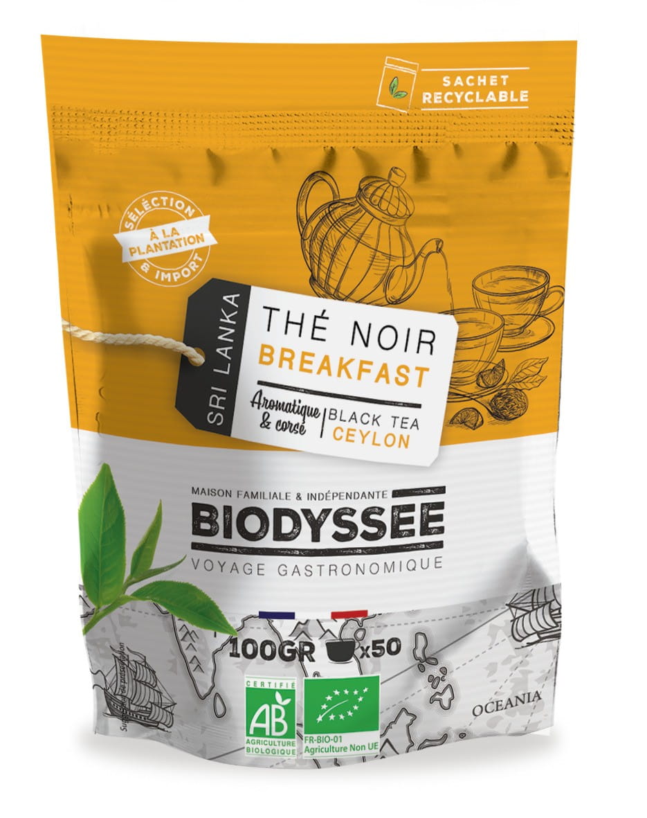 Ceylon Schwarzer Frühstückstee 100g EKO BIODYSSEE - Biogo.de