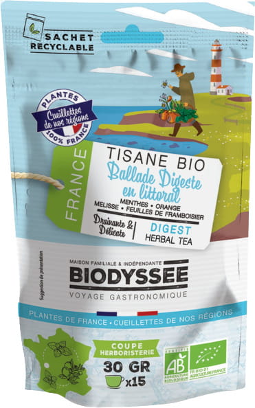 Kräutertee Verdauung 30g EKO BIODYSSEE - Biogo.de