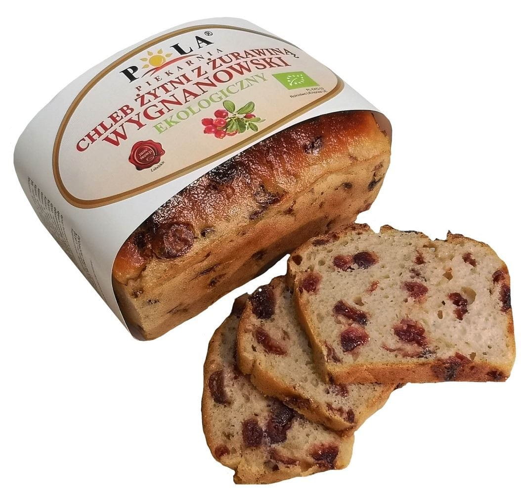 Wygnanów Roggenbrot mit Preiselbeeren BIO 350 g - POLA - Biogo.de