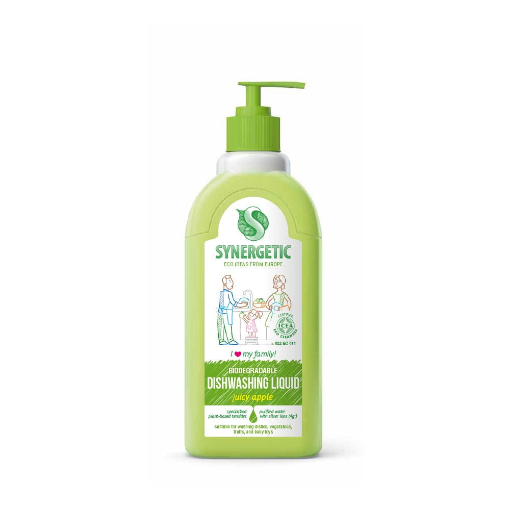 Geschirrspülgel biologisch abbaubarer grüner Apfel 500 ml - Biogo.de