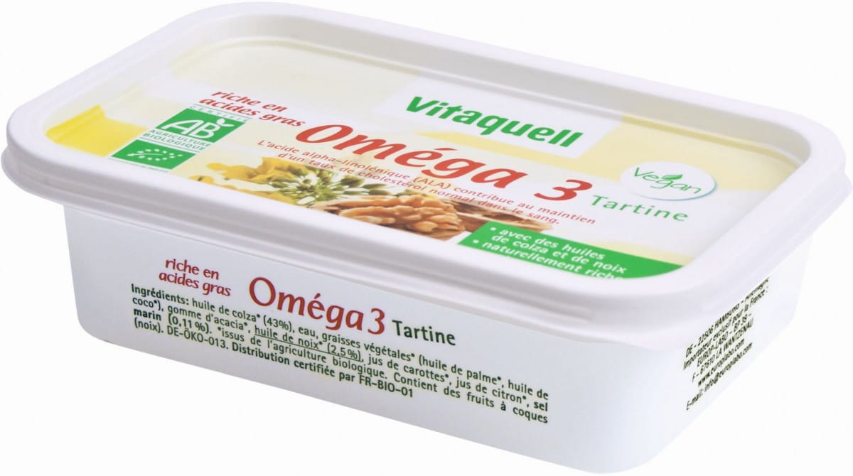Rabatt OMEGA Margarine - 3 BIO 250 g - VITAQUELL - Biogo.de