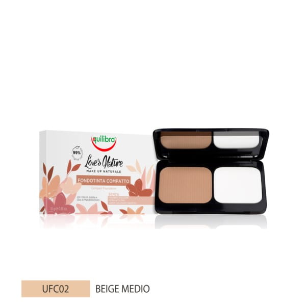Beige mittel 10 g EQUILIBRA Kompaktgrundierung - Biogo.de