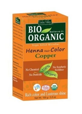 EKO Kupferhaar Henna 100g INDUS VALLEY - Biogo.de