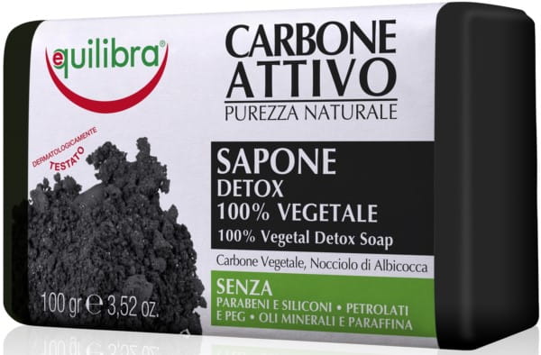 Reinigungsseife mit EQUILIBRA Aktivkohle - Biogo.de