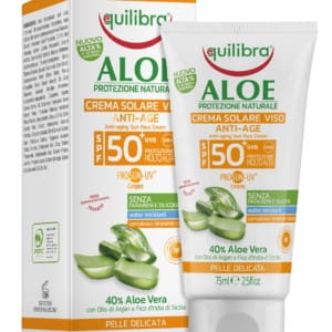 Sonnencreme SPF 50 + EQUILIBRA Anti-Falten - Biogo.de